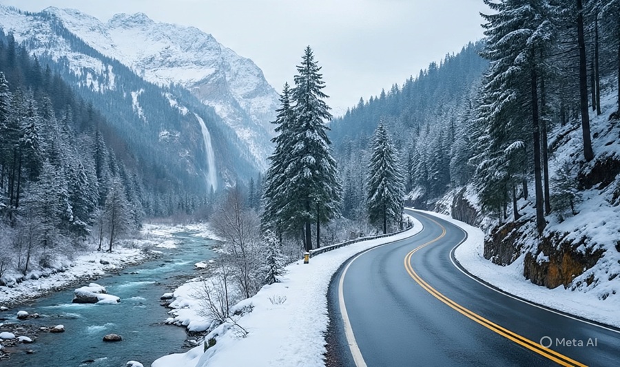 best places to see snow in India