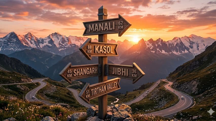 kullu manali kasol jibhi tour package